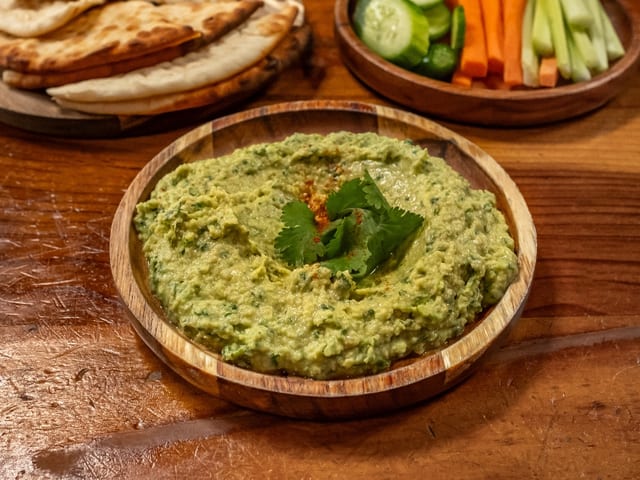 Cilantro Jalapeño Hummus