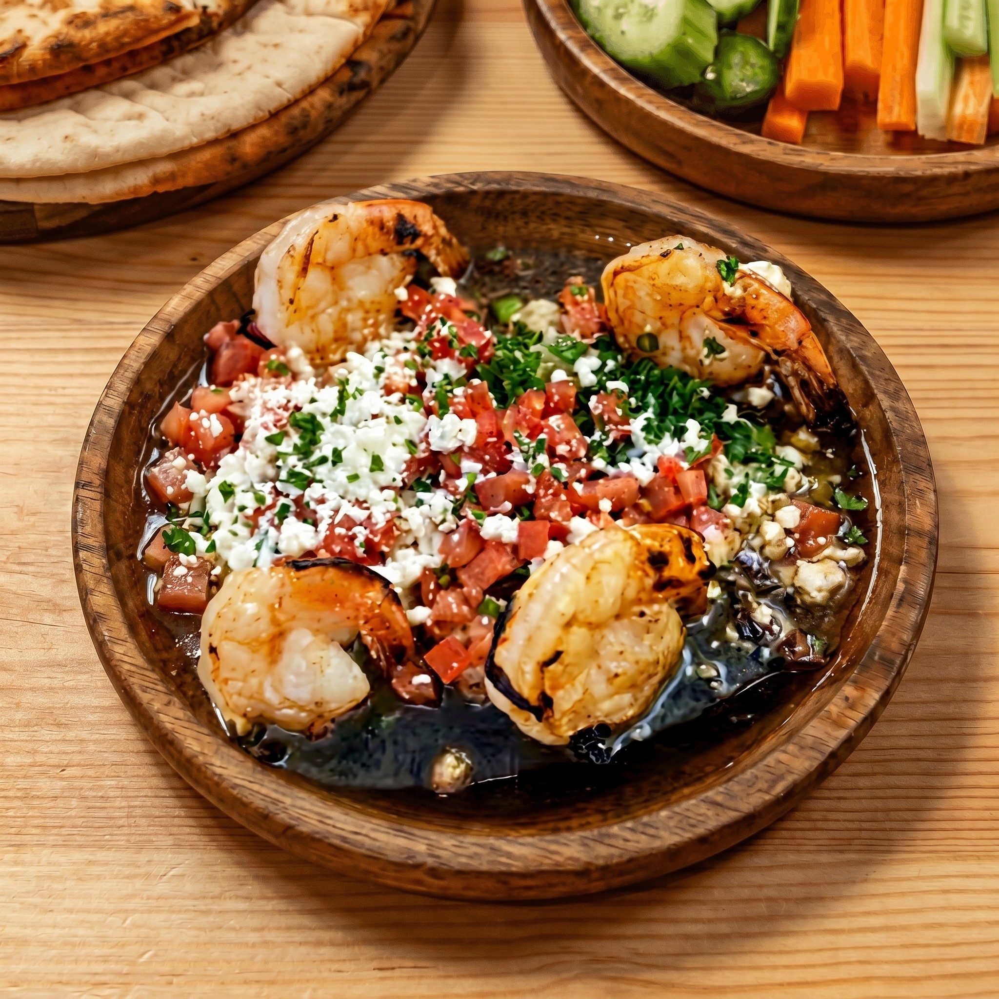 Shrimp & Ouzo Saganaki.