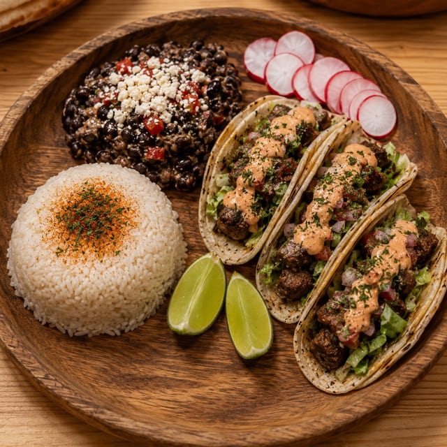Greek Taco Plate.