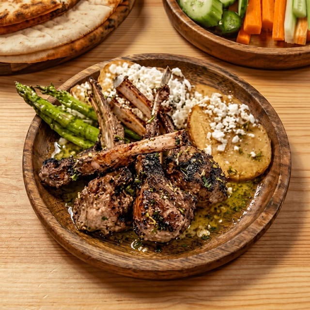 Lamb Chops Plate.