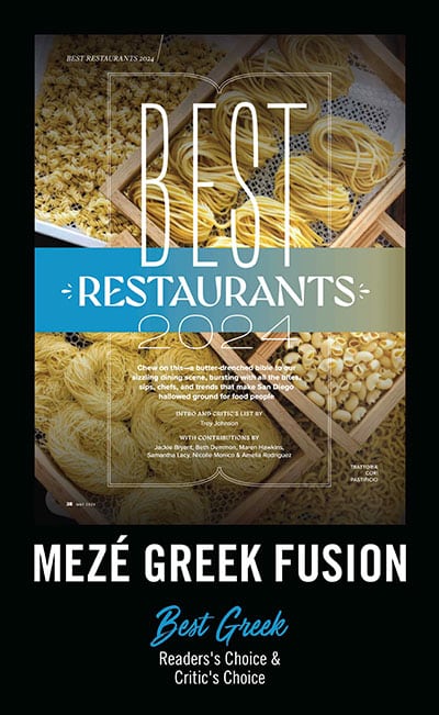 SDMAG Best Greek Restaurant 2024